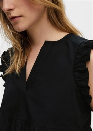 Blair-Ida sl top Sort Selected Femme 